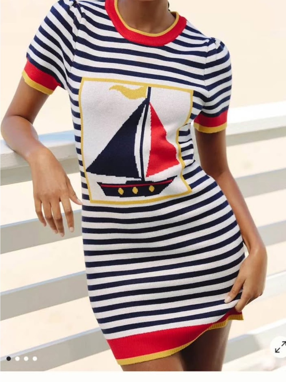 Anthro dress. New. Size large